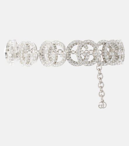 GG Marmont crystal-embellished choker - Gucci - Modalova