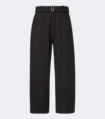 Pantaloni in misto cotone e lana a quadri - Studio Nicholson - Modalova