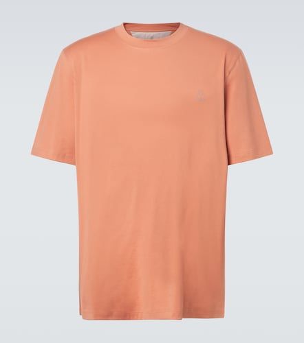 Camiseta de jersey de algodón con logo - Brunello Cucinelli - Modalova