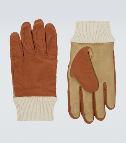 Guantes de piel con paneles - Undercover - Modalova