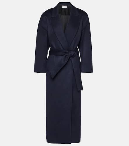 Cashmere and wool wrap coat - Saint Laurent - Modalova