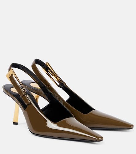 Pumps slingback Lee 75 in vernice - Saint Laurent - Modalova