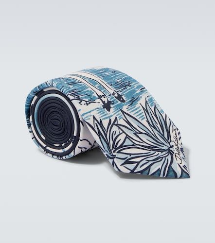 Printed silk twill tie - Dolce&Gabbana - Modalova