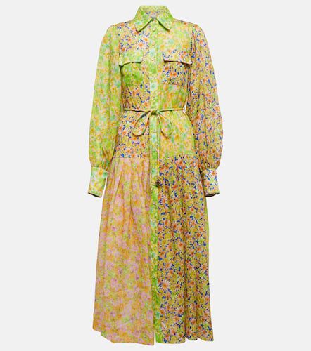 AlÃ©mais Daisy Patchwork floral shirt dress - Alemais - Modalova
