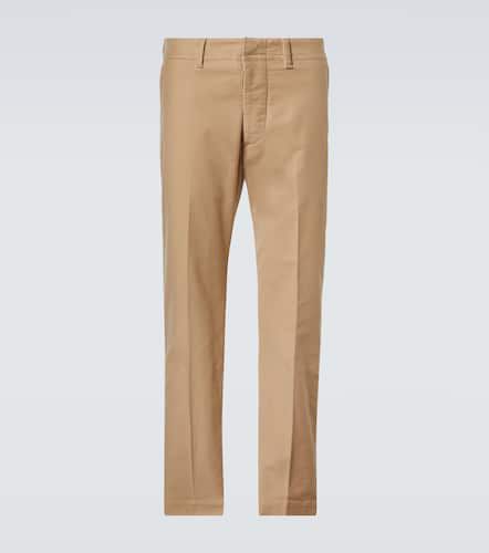 Low-rise cotton-blend chinos - Tom Ford - Modalova