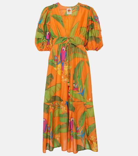 Fresh Macaws cotton midi dress - Farm Rio - Modalova