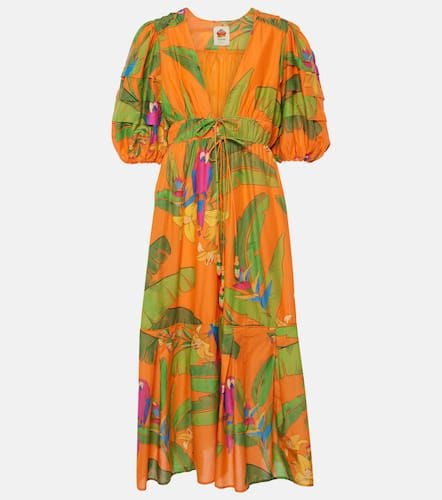 Fresh Macaws cotton midi dress - Farm Rio - Modalova