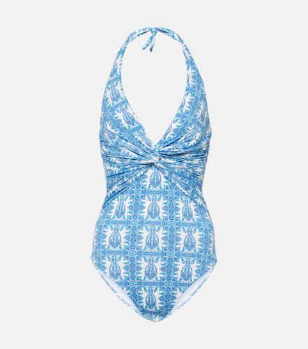 Zanzibar printed halterneck swimsuit - Melissa Odabash - Modalova