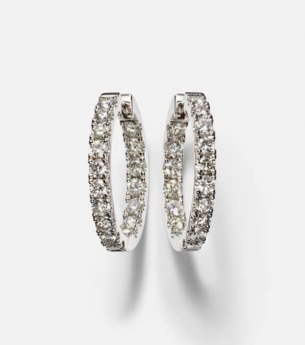 Kt white gold earrings with diamonds - Roxanne First - Modalova
