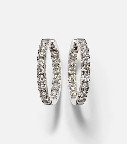 Pendientes de oro blanco de 14 ct con diamantes - Roxanne First - Modalova