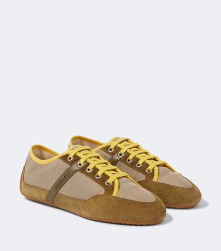 Slim suede-trimmed sneakers - Givenchy - Modalova