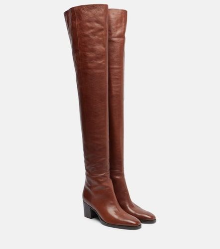 Botas mosqueteras Odeon de piel - Saint Laurent - Modalova