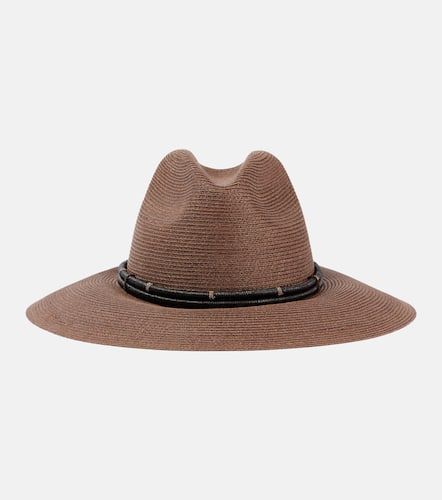 Fedora-Hut Monili mit Leder - Brunello Cucinelli - Modalova