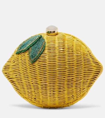 Clutch Lemon in vimini - Judith Leiber Couture - Modalova