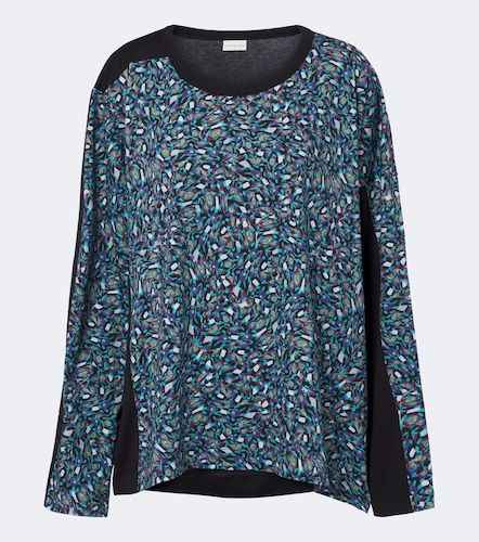 Top in jersey di cotone con stampa - Dries Van Noten - Modalova