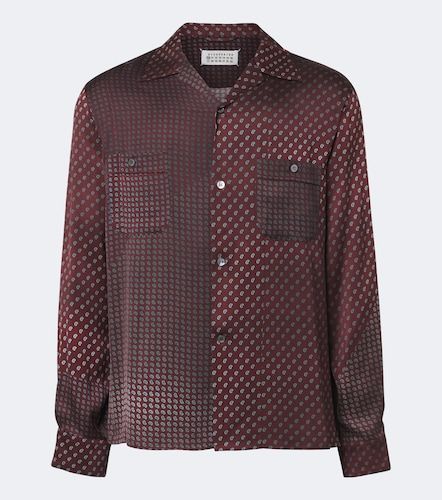 Camicia in seta con stampa paisley - Maison Margiela - Modalova