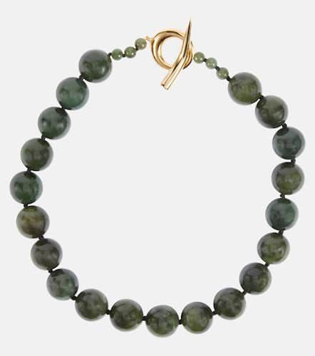 Halskette Boule Medium aus Jade mit Sterlingsilber, 18kt vergoldet - Sophie Buhai - Modalova