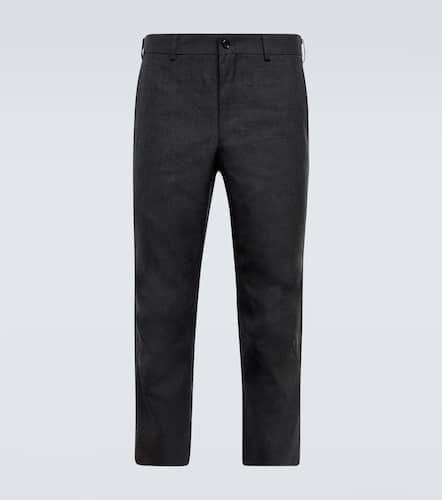 Comme des Garçons Deux Pantalones slim de lana con tiro bajo - Comme des Garcons Homme Deux - Modalova