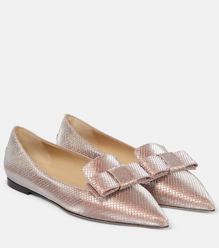 Gala bow-embellished ballet flats - Jimmy Choo - Modalova