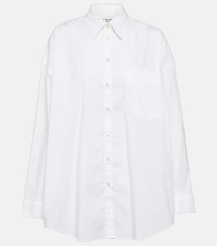 Camisa oxford de popelín de algodón - Acne Studios - Modalova