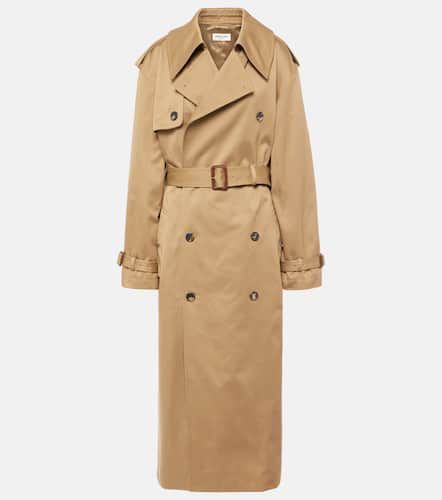 Cotton gabardine trench coat - Saint Laurent - Modalova