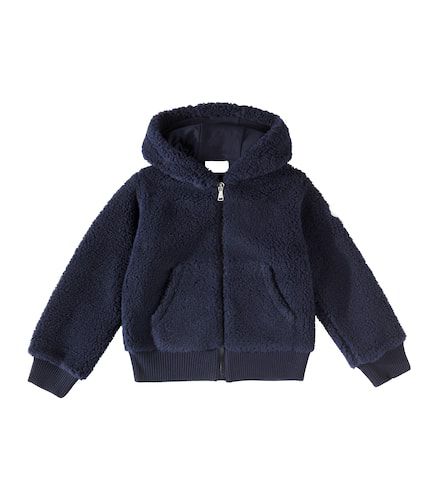 Kapuzenjacke aus Faux Shearling - Moncler Enfant - Modalova