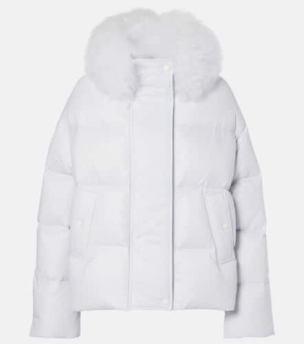 Daunenjacke mit Shearling - Yves Salomon - Modalova