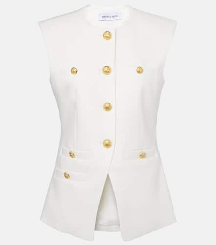 Gilet Tamara en lin mélangé - Veronica Beard - Modalova