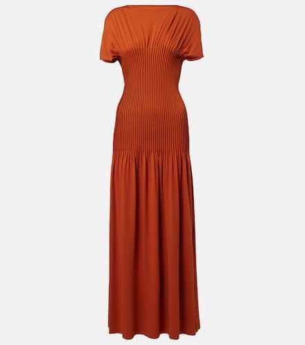Abito lungo in jersey plissÃ© - Toteme - Modalova