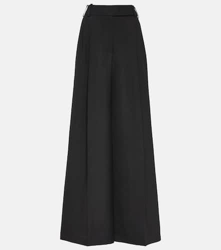 Weite High-Rise-Hose aus Wolle - Alexandre Vauthier - Modalova