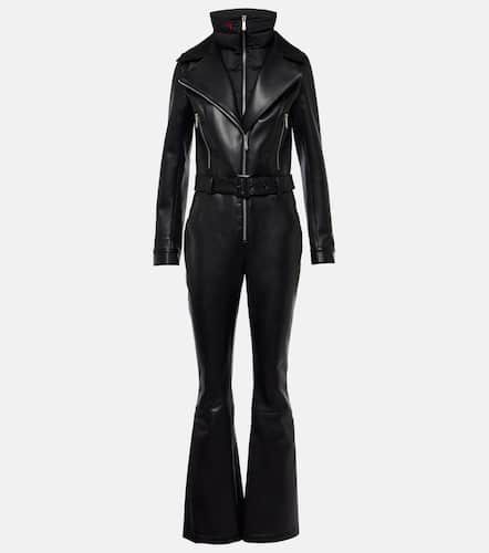 Belted faux leather ski suit - Perfect Moment - Modalova