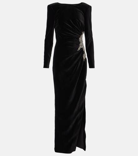 Nonna embellished velvet gown - Safiyaa - Modalova