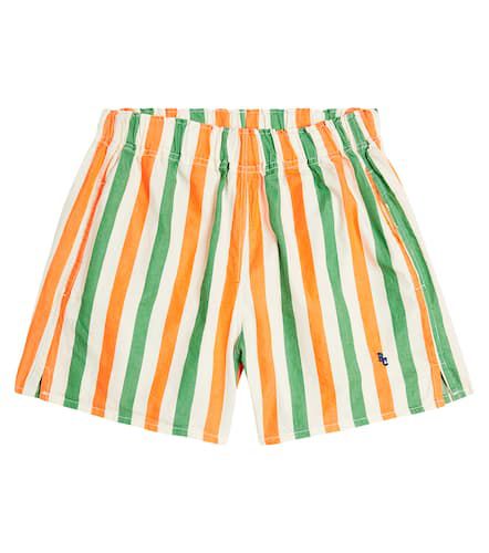 Vertical Stripes cotton shorts - Bobo Choses - Modalova