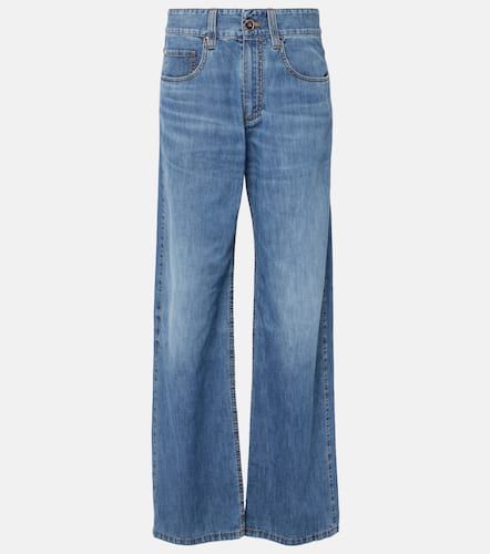 Mid-Rise Straight Jeans - Brunello Cucinelli - Modalova