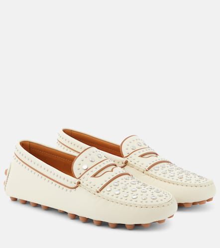 Gommino studded leather moccasins - Tod's - Modalova