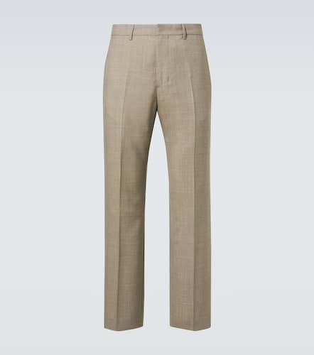 Virgin wool canvas straight pants - Ami Paris - Modalova