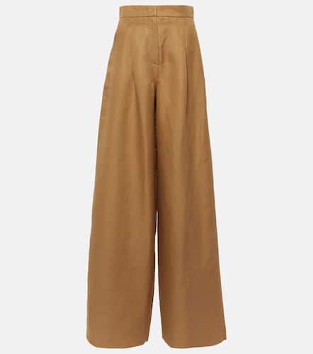 Colonia linen and silk wide-leg pants - Max Mara - Modalova