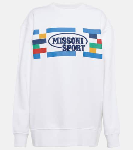 Logo cotton jersey sweatshirt - Missoni - Modalova