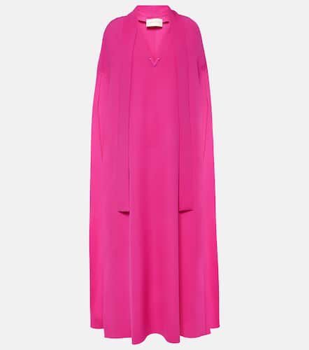 VGold caped silk maxi dress - Valentino - Modalova