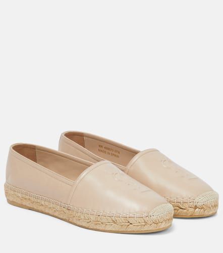 Espadrillas Monogram in pelle - Saint Laurent - Modalova