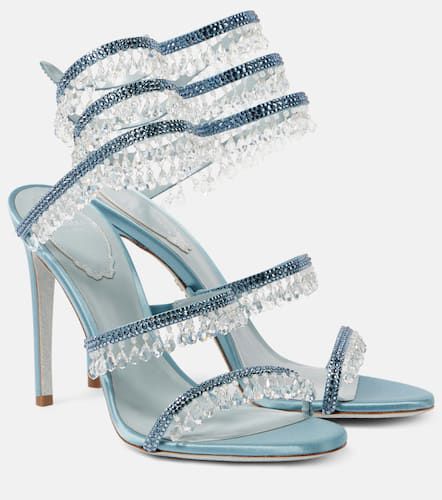 Chandelier 105 embellished satin sandals - Rene Caovilla - Modalova