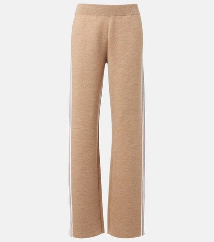 Benada striped wool-blend straight pants - Fusalp - Modalova