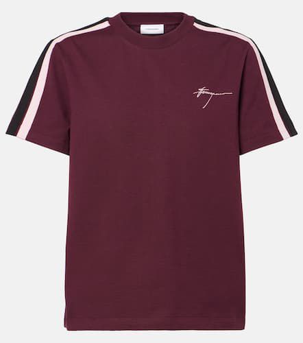 Logo cotton jersey T-shirt - Ferragamo - Modalova