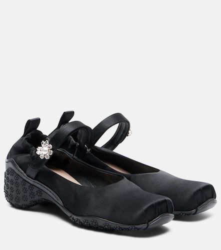 Ballet Runner embellished ballet flats - Simone Rocha - Modalova