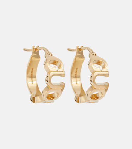 Gucci Logo hoop earrings - Gucci - Modalova