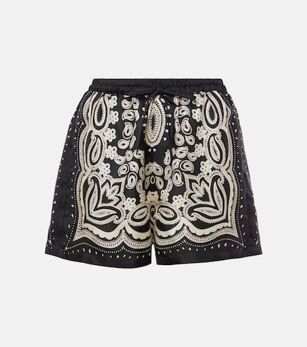 Frances printed silk shorts - Nili Lotan - Modalova