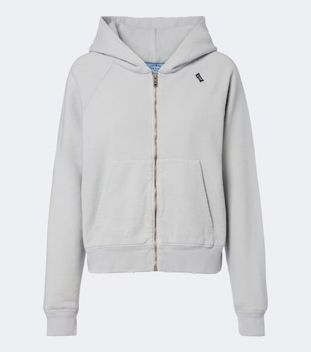 Sudadera con capucha de jersey de algodón - Prada - Modalova