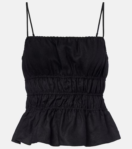 Staud Ayla linen crop top - Staud - Modalova
