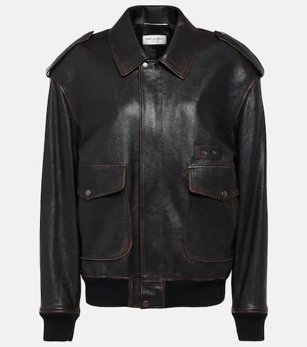 Saint Laurent Leather jacket - Saint Laurent - Modalova
