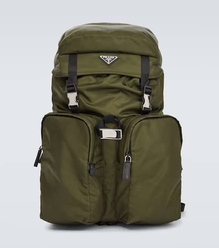 Rucksack aus Re-Nylon mit Leder - Prada - Modalova